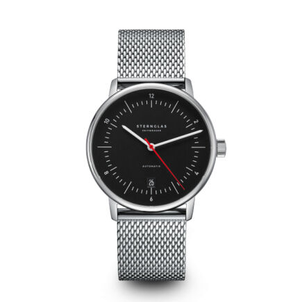 Zegarek Naos Automatik black red, 38 mm