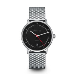 Zegarek Naos Automatik black red, 38 mm