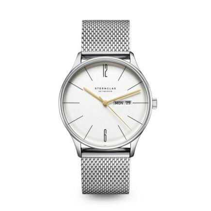 Zegarek Sternglas Berlin Metro silver, quartz 38mm