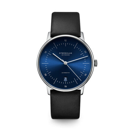 Zegarek Sternglas Naos Automatik blue, 38 mm WYP