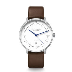 Zegarek Sternglas Naos XL Automatik white, 42mm