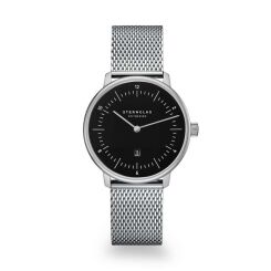 Zegarek Sternglas Naos XS piano black, 33mm quartz