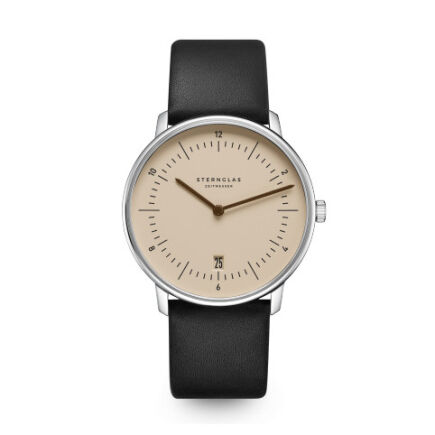 Zegarek Sternglas Naos light brown, 38 mm