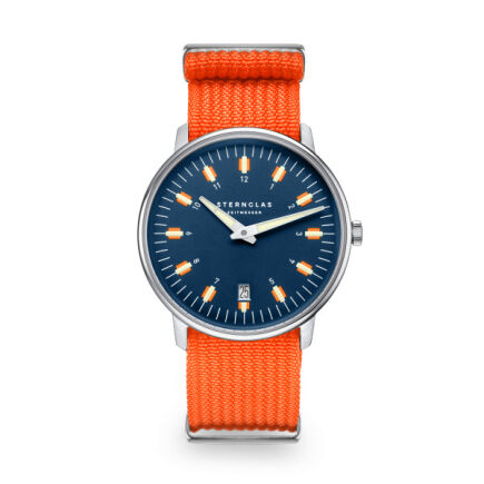 Zegarek Sternglas Egor dark blue silver, 38 mm WYP