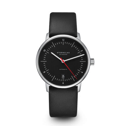 Zegarek Naos Automatik black red, 38 mm