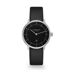 Zegarek Sternglas Naos XS piano black, 33mm quartz