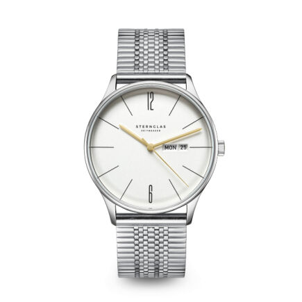 Zegarek Sternglas Berlin Metro silver, quartz 38mm