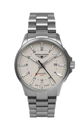 Zegarek Bauhaus Aviation Titanium 2868M5, 42mm WYP