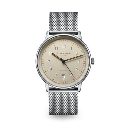Zegarek Sternglas Lumatik beige, 38 mm WYP