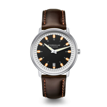 Zegarek Sternglas Egor black silver, 38 mm WYP