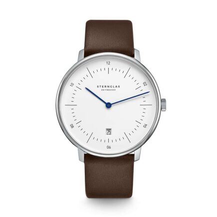 Zegarek Sternglas Naos XL white, 42 mm