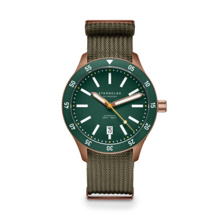 Zegarek Sternglas Marus 2.0 green, 42mm WYP