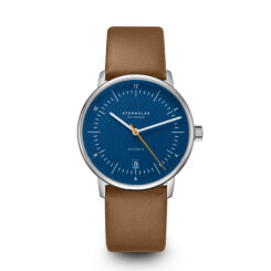 Zegarek Naos Automatik blue orange, 38 mm