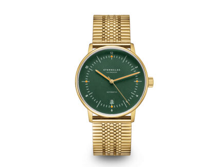 Zegarek Sternglas Naos Automatik green gold, 38 mm