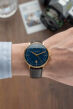 Zegarek Sternglas Hamburg darkblue gold, 42 mm - 5