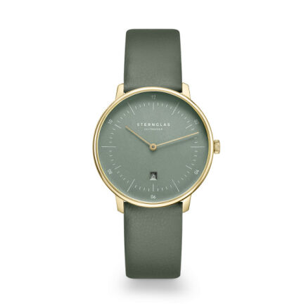Zegarek Sternglas Naos XS Edition Flora sage, 33mm