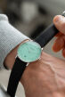 Zegarek Sternglas Naos turquoise silver, 38 mm WYP - 2