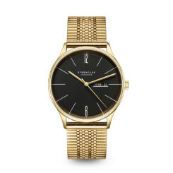 Zegarek Sternglas Berlin Metro piano black, 38 mm