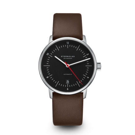Zegarek Naos Automatik black red, 38 mm