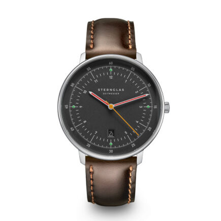 Zegarek Sternglas Hamburg neugraphite, 42 mm WYP