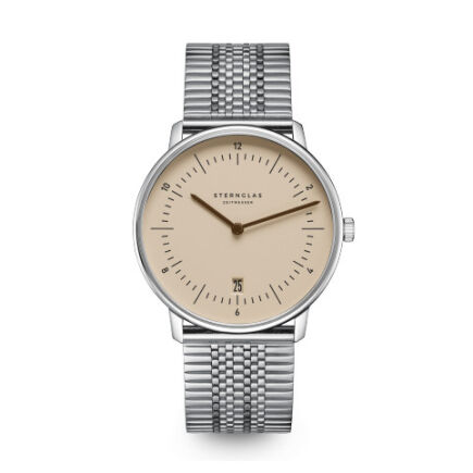 Zegarek Sternglas Naos light brown, 38 mm