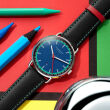 Zegarek Sternglas Levin blue, 40 mm quartz WYP - 9