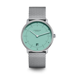 Zegarek Sternglas Naos turquoise silver, 38 mm WYP