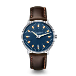 Zegarek Sternglas Egor dark blue silver, 38 mm WYP