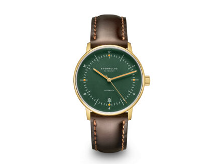 Zegarek Sternglas Naos Automatik green gold, 38 mm