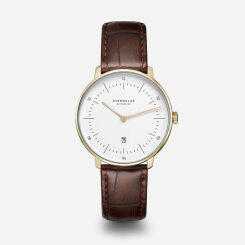 Zegarek Naos XS Automatik white gold, 33 mm