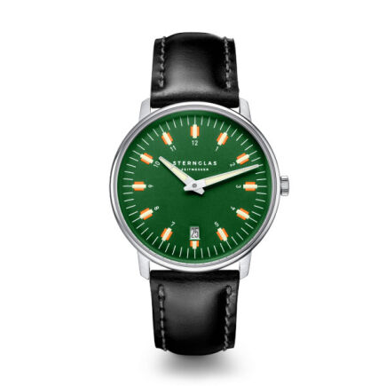 Zegarek Sternglas Egor dark green silver, 38 WYP