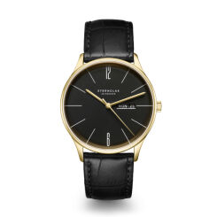 Zegarek Sternglas Berlin Metro piano black, 38 mm