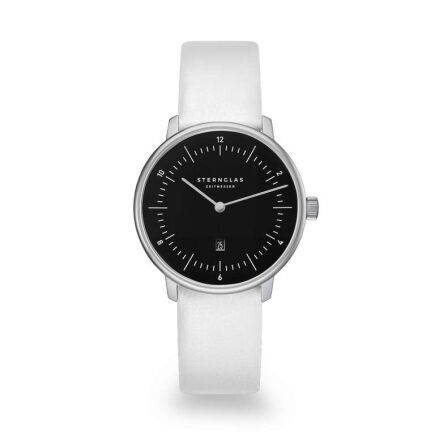 Zegarek Sternglas Naos XS piano black, 33mm quartz