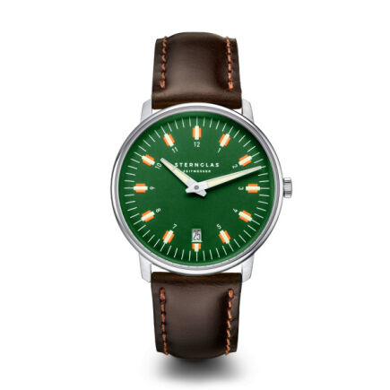 Zegarek Sternglas Egor dark green silver, 38 WYP
