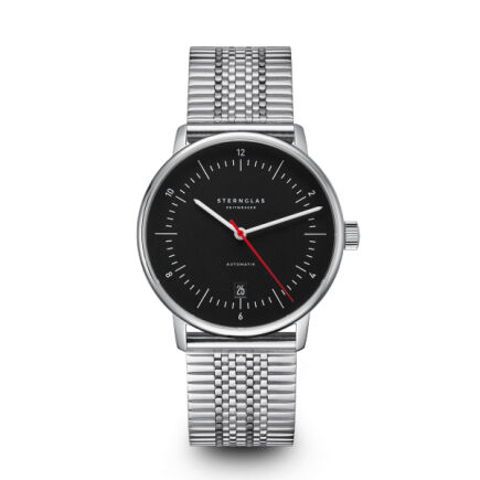 Zegarek Naos Automatik black red, 38 mm