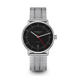 Zegarek Naos Automatik black red, 38 mm