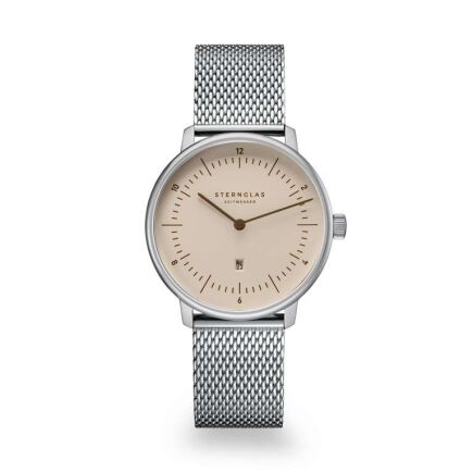 Zegarek Sternglas Naos XS sand brown, 33mm quartz