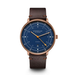 Zegarek Sternglas Hamburg Automatic dark blue 42mm