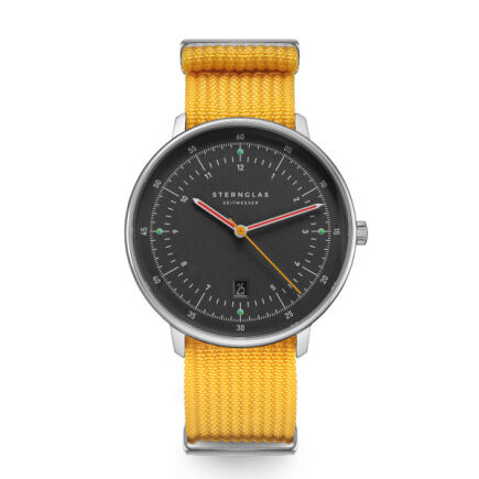 Zegarek Sternglas Hamburg neugraphite, 42 mm WYP