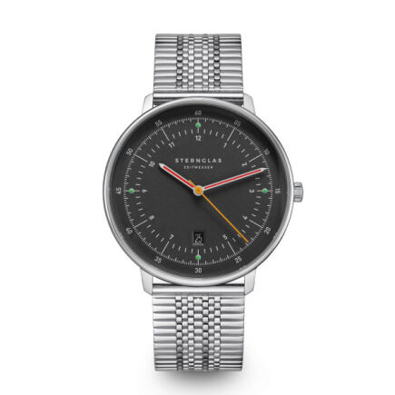 Zegarek Sternglas Hamburg neugraphite, 42 mm WYP