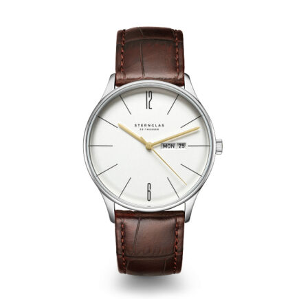 Zegarek Sternglas Berlin Metro silver, quartz 38mm