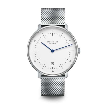 Zegarek Sternglas Naos XL white, 42 mm
