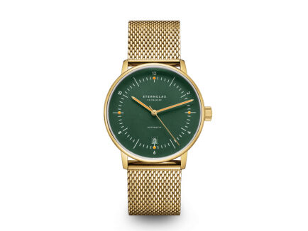 Zegarek Sternglas Naos Automatik green gold, 38 mm