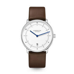 Zegarek Sternglas Naos white, 38 mm quartz