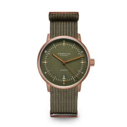 Zegarek Sternglas Naos Automatik d.green bronze 38