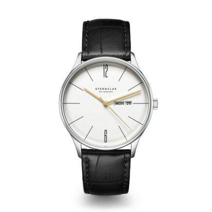 Zegarek Sternglas Berlin Metro silver, quartz 38mm