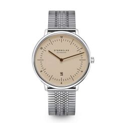 Zegarek Sternglas Naos XL sand brown, 42 mm