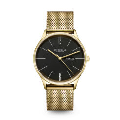 Zegarek Sternglas Berlin Metro piano black, 38 mm